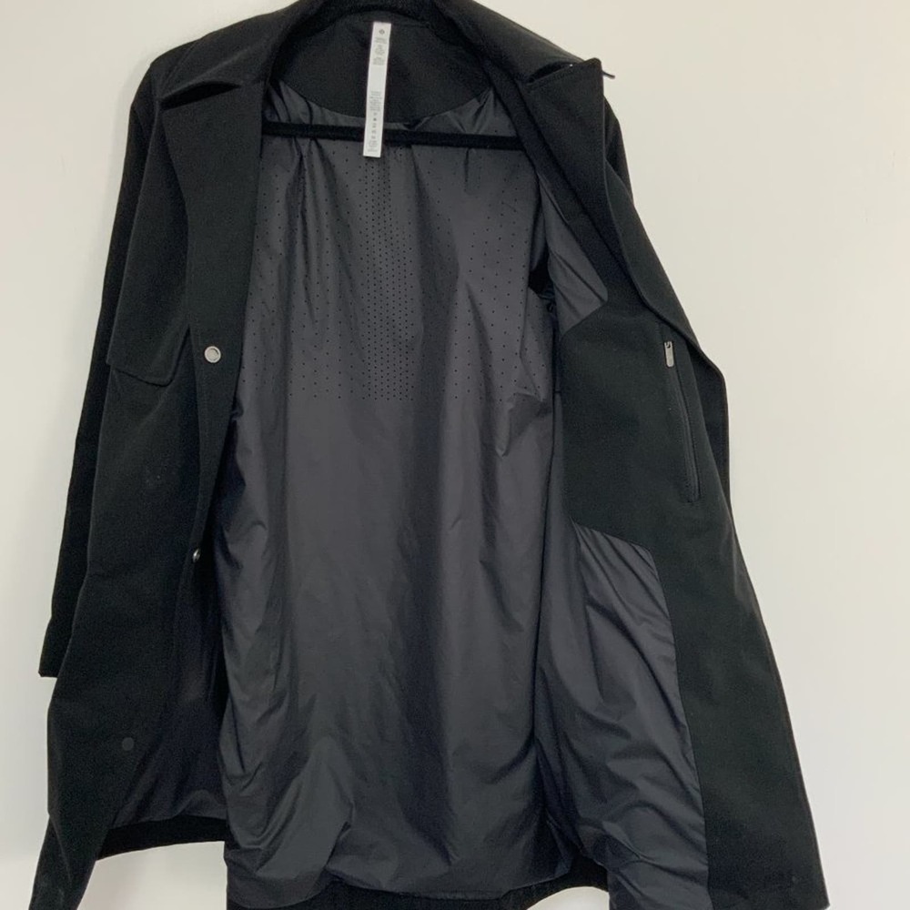 NWT lululemon Always There Trench Coat Black - Picture 6 of 9